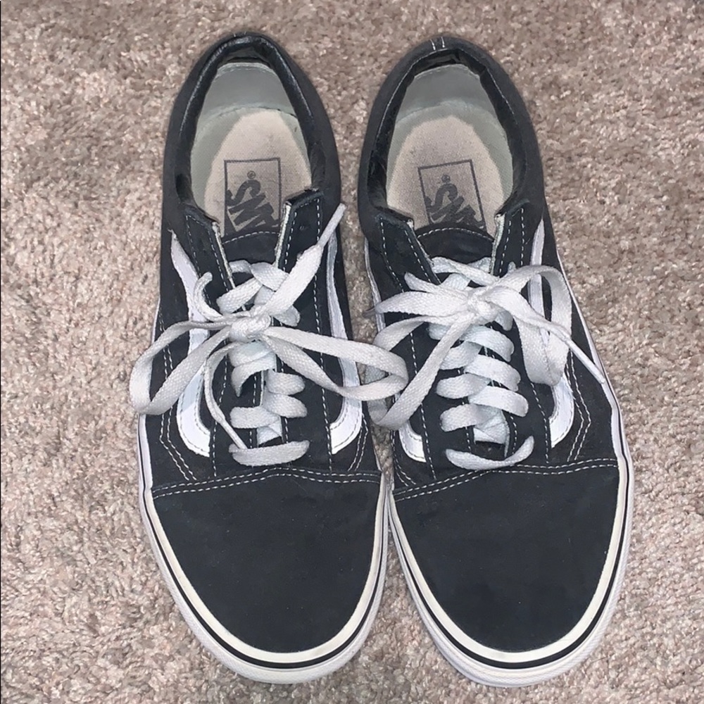 black old school vans